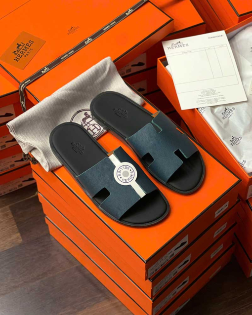 Custom Unisex Hermes Izmir Men/Women Slides - Image 6