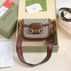 Custom Gucci Horsebit 1955 - 2 Straps (Wide fabric strap)