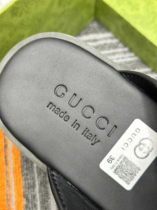 Custom Unisex Gucci Men/Women Cross Strap Slides - Image 5