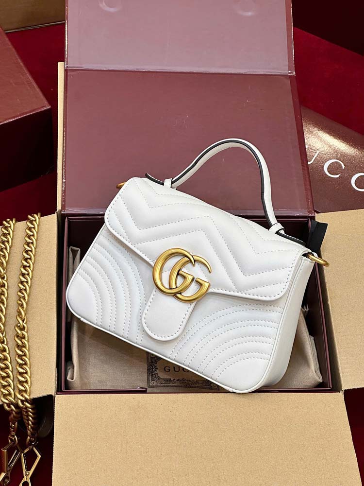 Custom Gucci Marmont Top Handle Bag