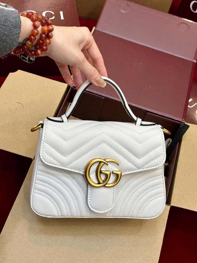 Custom Gucci Marmont Top Handle Bag - Image 5