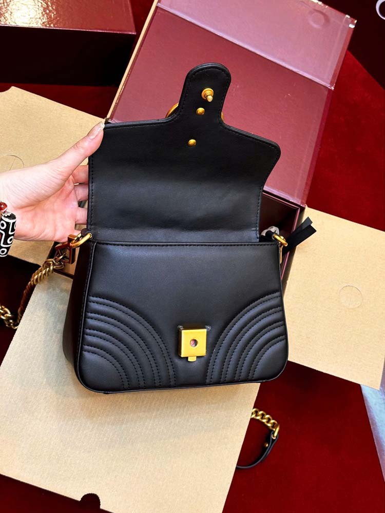 Custom Gucci Marmont Top Handle Bag - Image 4