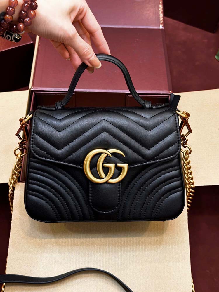 Custom Gucci Marmont Top Handle Bag - Image 2