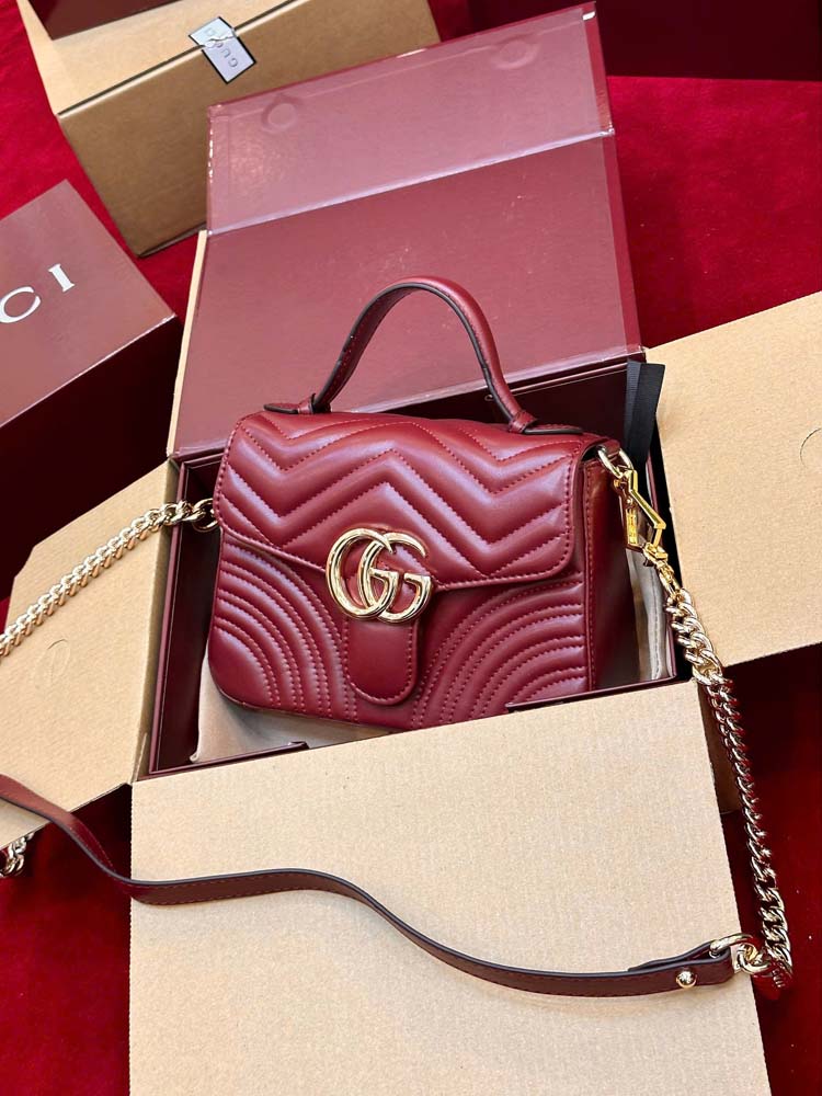Custom Gucci Marmont Top Handle Bag - Image 2