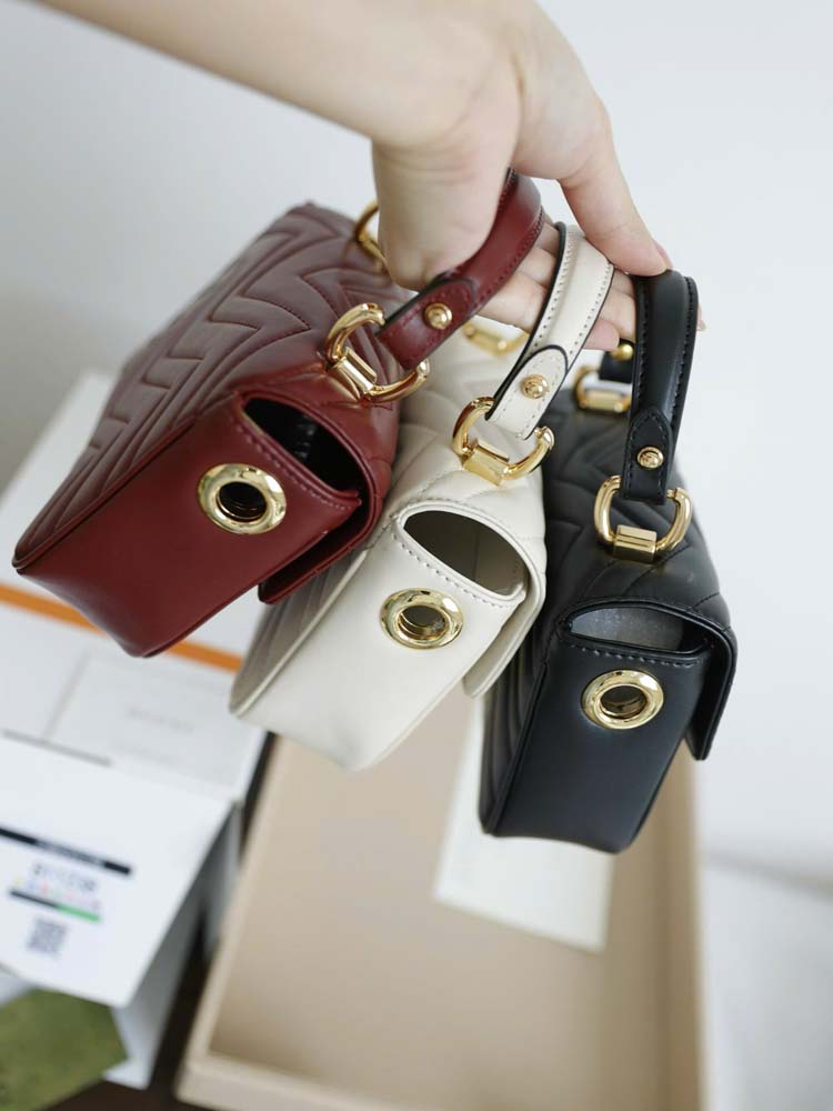 Custom Gucci Marmont Mini Top Handle Bag - Image 14
