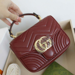 Custom Gucci Marmont Mini Top Handle Bag