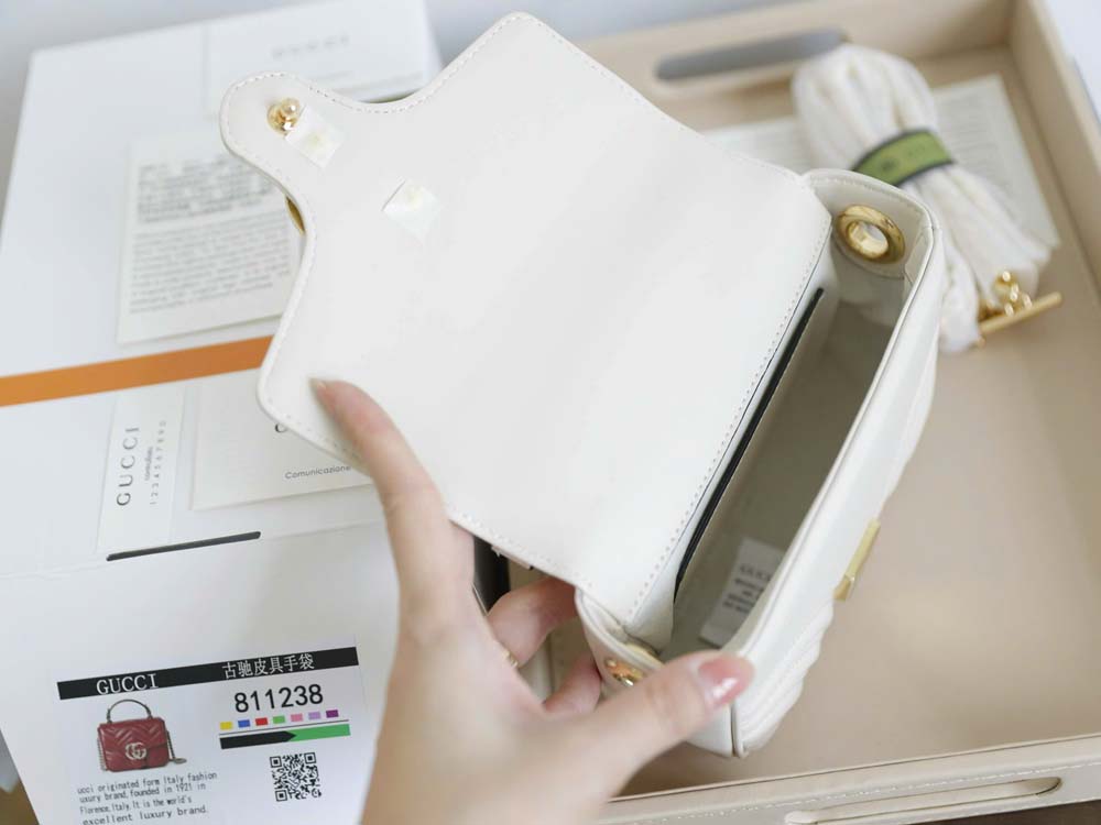 Custom Gucci Marmont Mini Top Handle Bag - Image 8