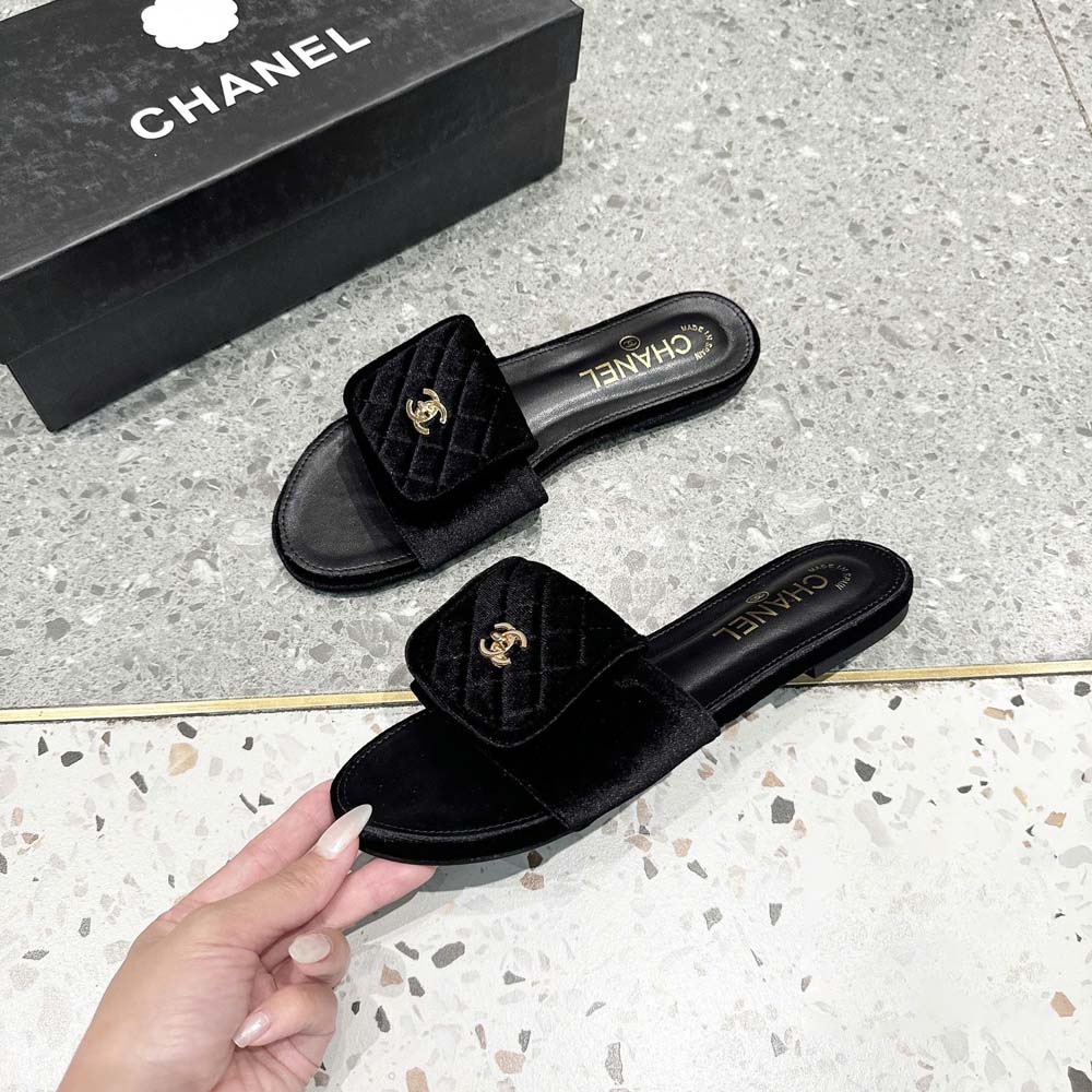Custom Chanel Flat Comfort Slides - Image 5