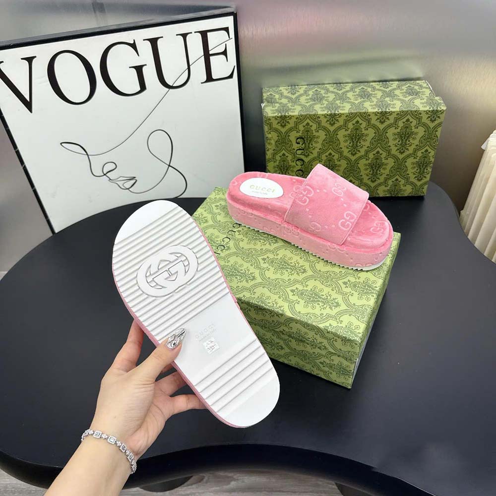 Custom Gucci Platform Slide Sandal - Image 4