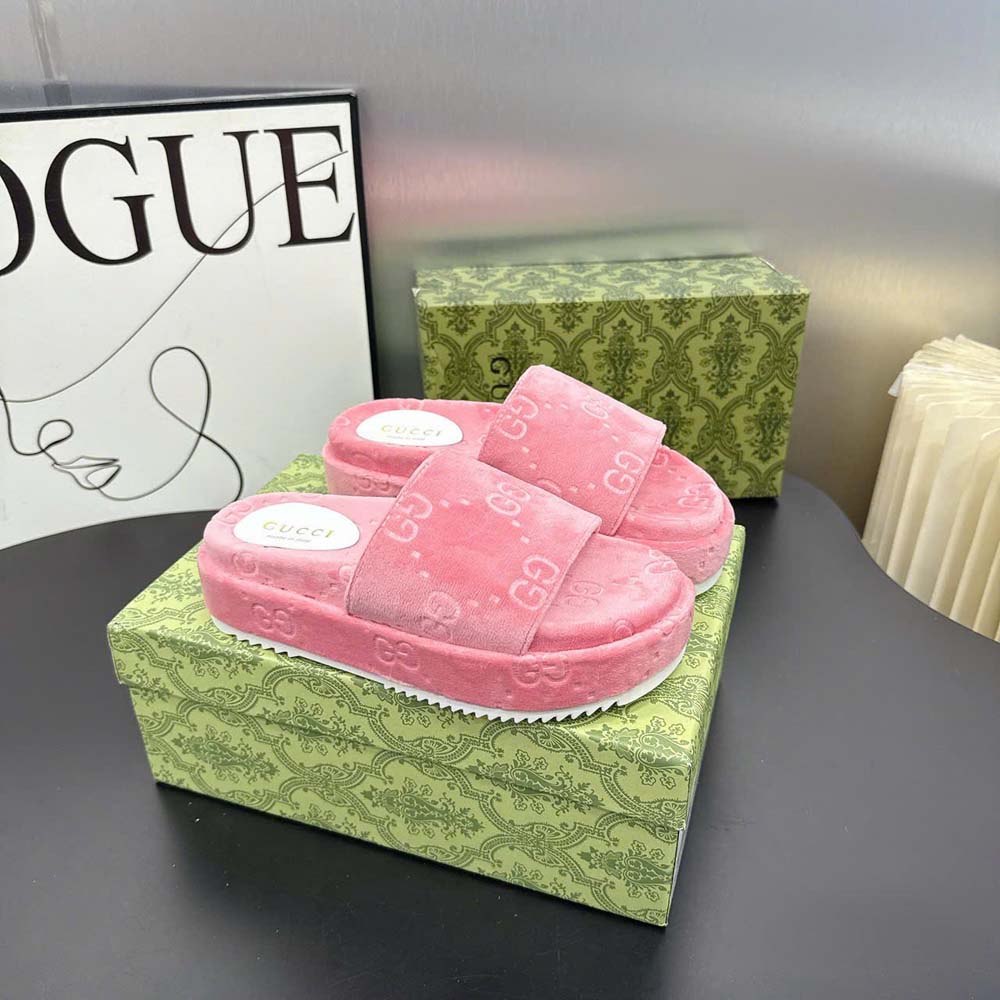 Custom Gucci Platform Slide Sandal - Image 2