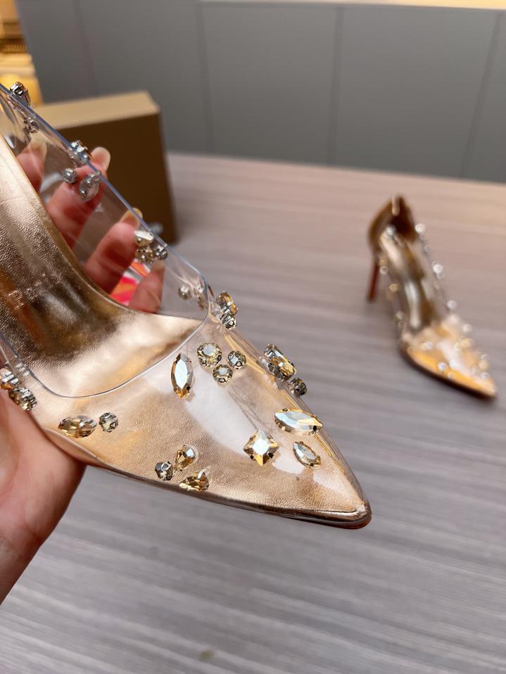 Custom Christian Louboutin Degraqueen Embellished PVC Pumps - Image 7