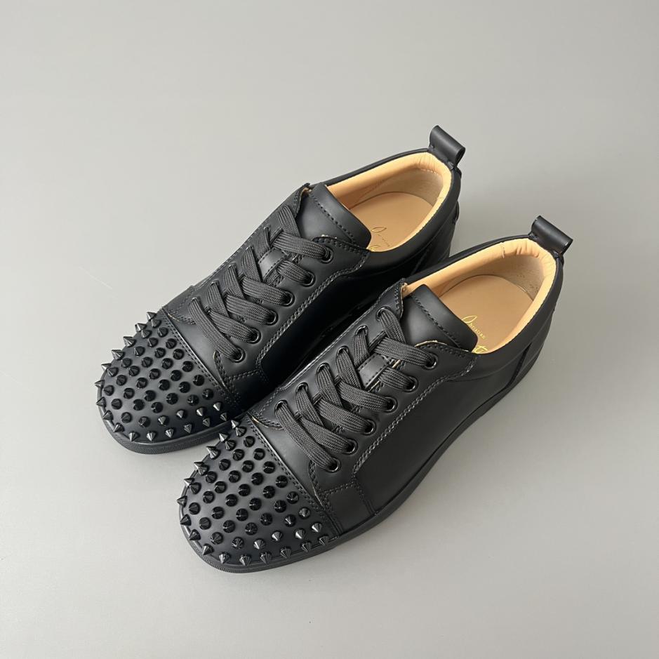 Custom Christian Louboutin Louis Junior Spikes Low-Top Sneakers - Image 6