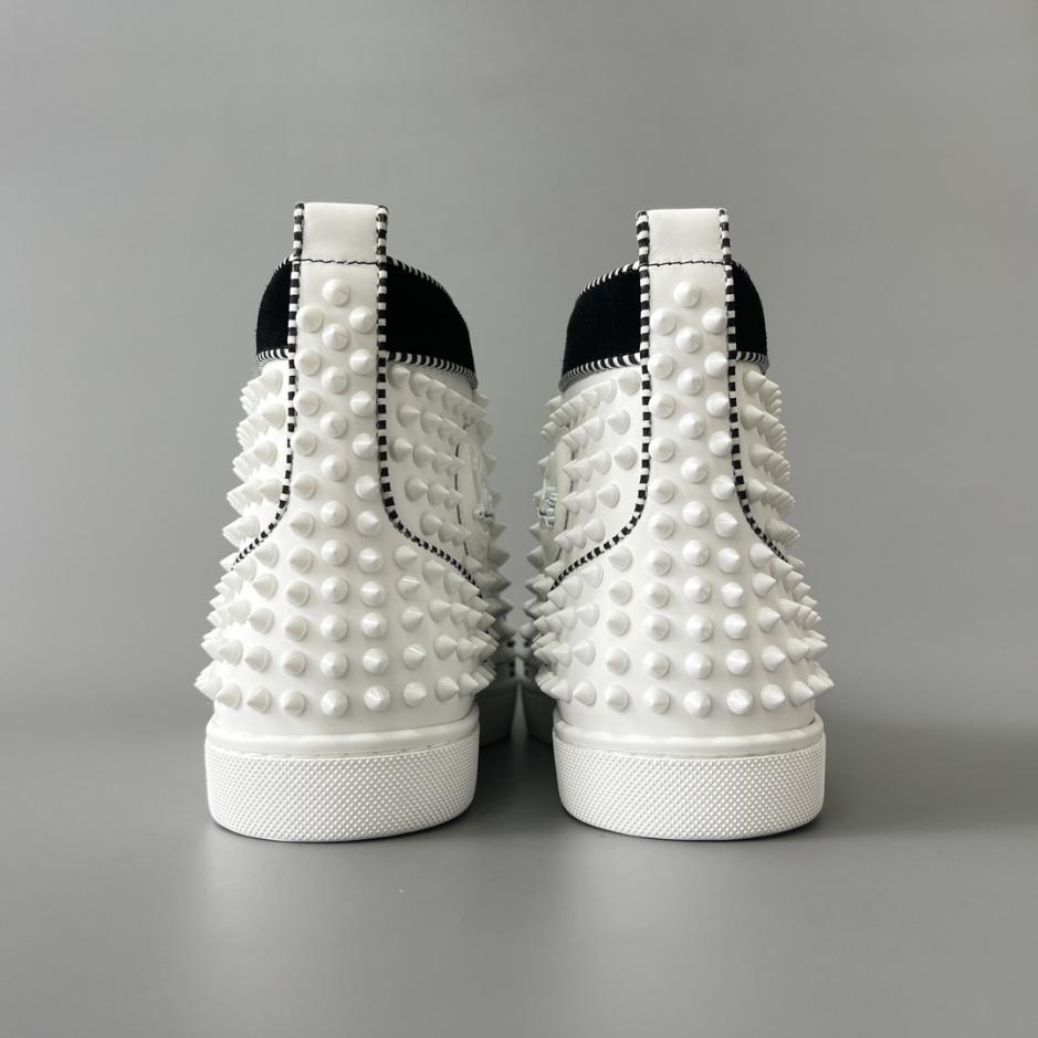 Custom Christian Louboutin Lou Spikes High-Top Sneakers - Image 7