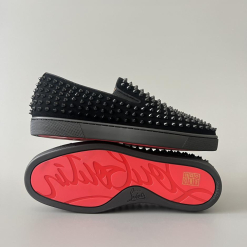 Custom Christian Louboutin Roller-Boat Low-Top Slip-On Sneakers
