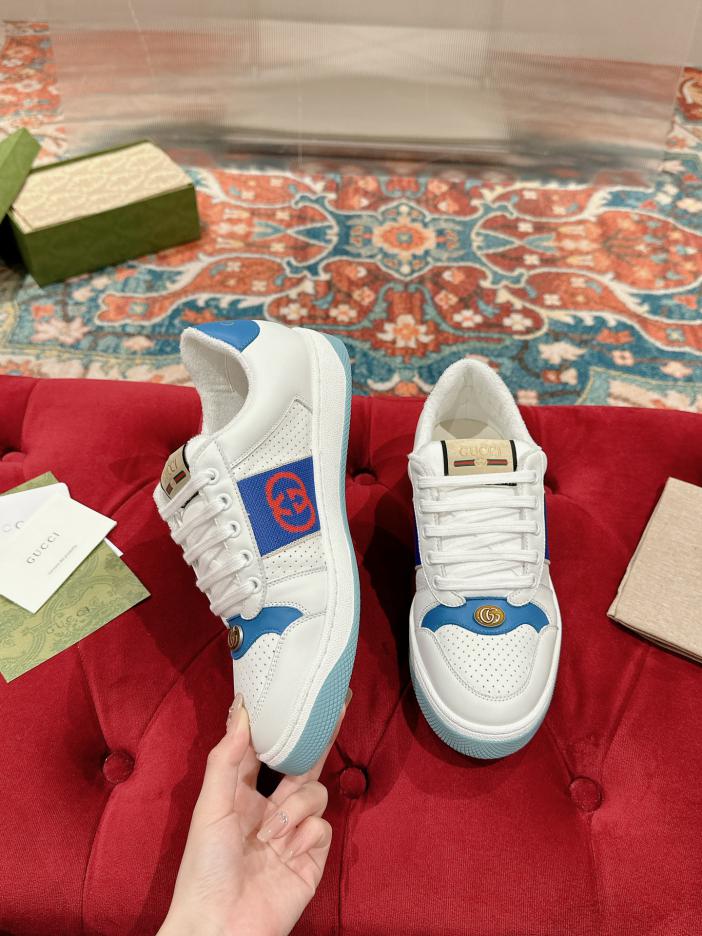 Custom Gucci GG Distressed Sneakers - Image 2