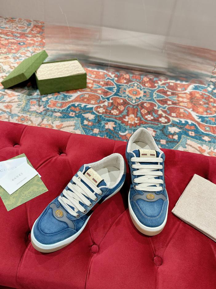 Custom Gucci GG Distressed Sneakers - Image 3