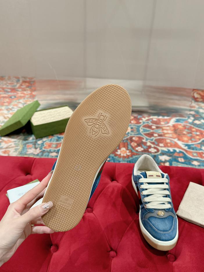Custom Gucci GG Distressed Sneakers - Image 4
