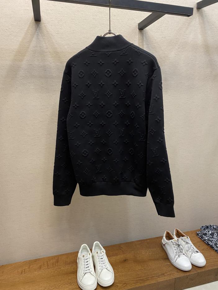 Custom Louis Vuitton 25SS Early Spring Monogram Floral Jacquard Knit Jacket - Image 9