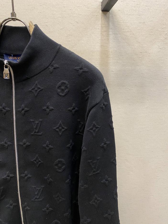 Custom Louis Vuitton 25SS Early Spring Monogram Floral Jacquard Knit Jacket - Image 8