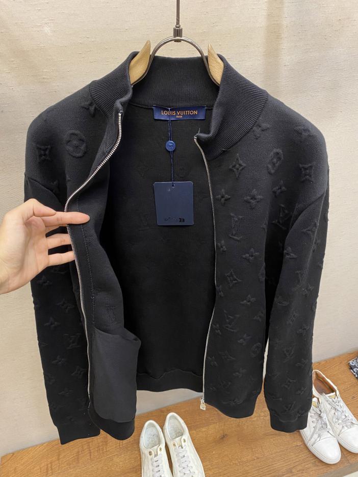 Custom Louis Vuitton 25SS Early Spring Monogram Floral Jacquard Knit Jacket - Image 2