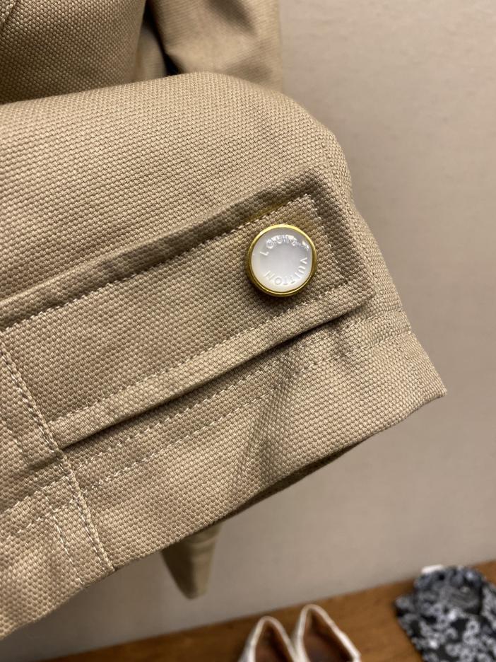 Custom Louis Vuitton Workwear Cotton Canvas Blouson - Image 11