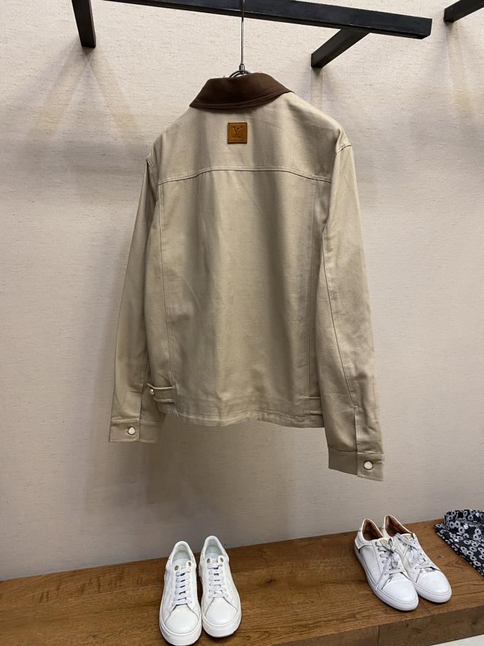 Custom Louis Vuitton Workwear Cotton Canvas Blouson - Image 10
