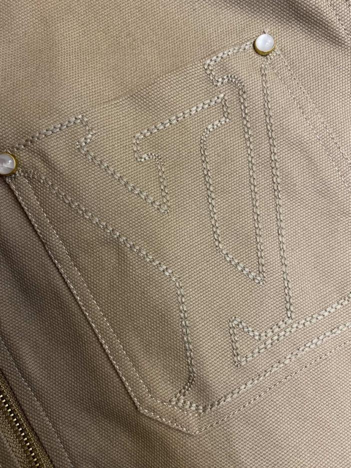 Custom Louis Vuitton Workwear Cotton Canvas Blouson - Image 5