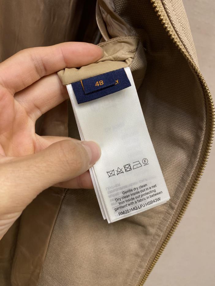 Custom Louis Vuitton Workwear Cotton Canvas Blouson - Image 4