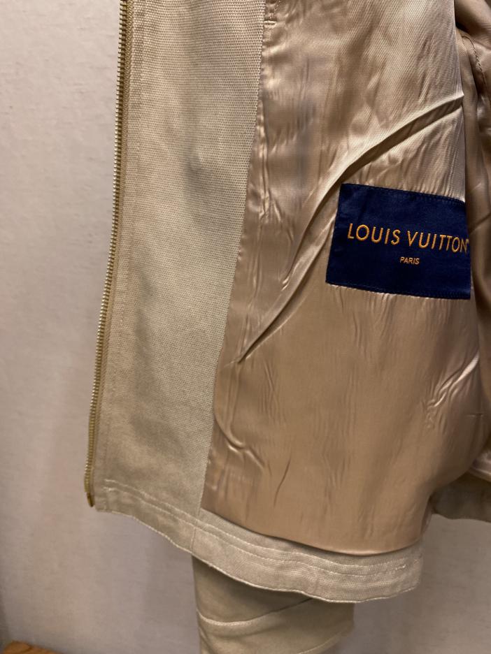 Custom Louis Vuitton Workwear Cotton Canvas Blouson - Image 3