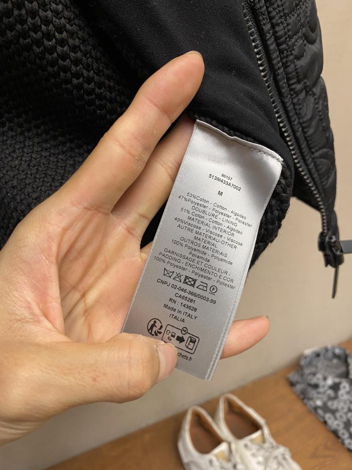 Custom Dior Oblique Hooded Knit Jacket - Image 4