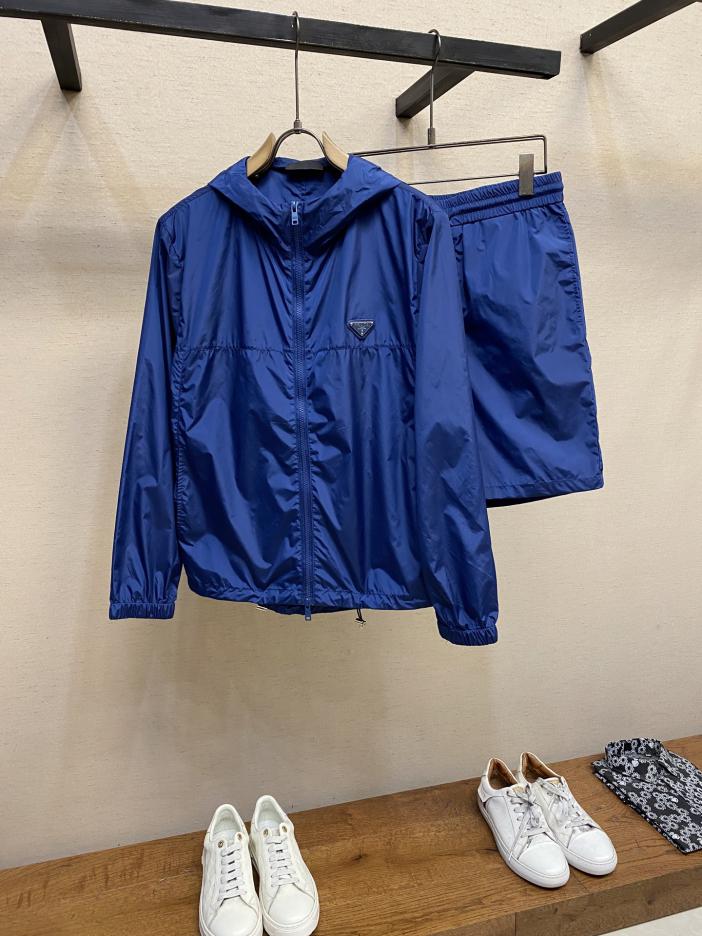 Custom Prada Zip Nylon Casual Jacket - Image 9