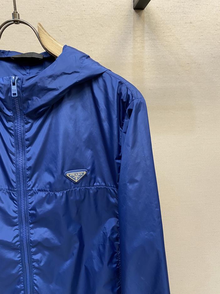 Custom Prada Zip Nylon Casual Jacket - Image 3