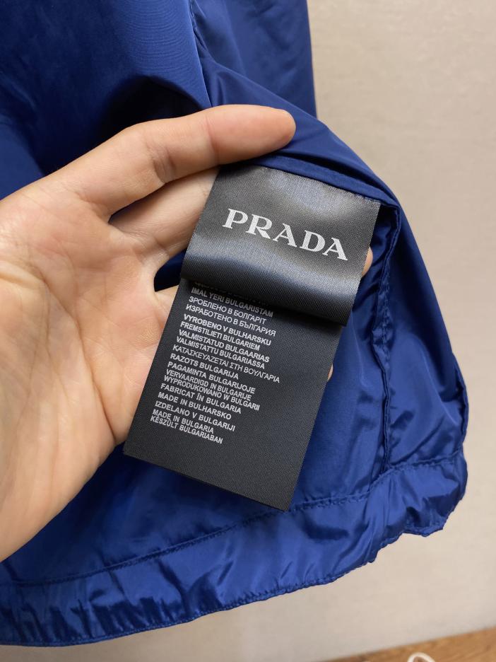 Custom Prada Zip Nylon Casual Jacket - Image 6