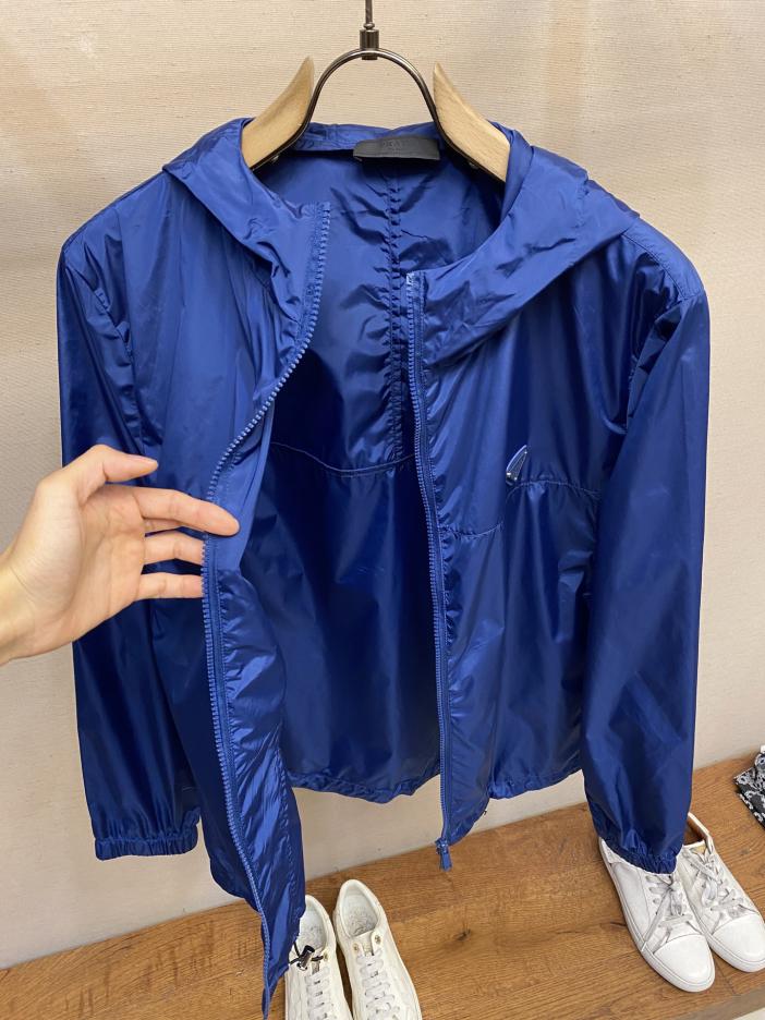 Custom Prada Zip Nylon Casual Jacket - Image 2