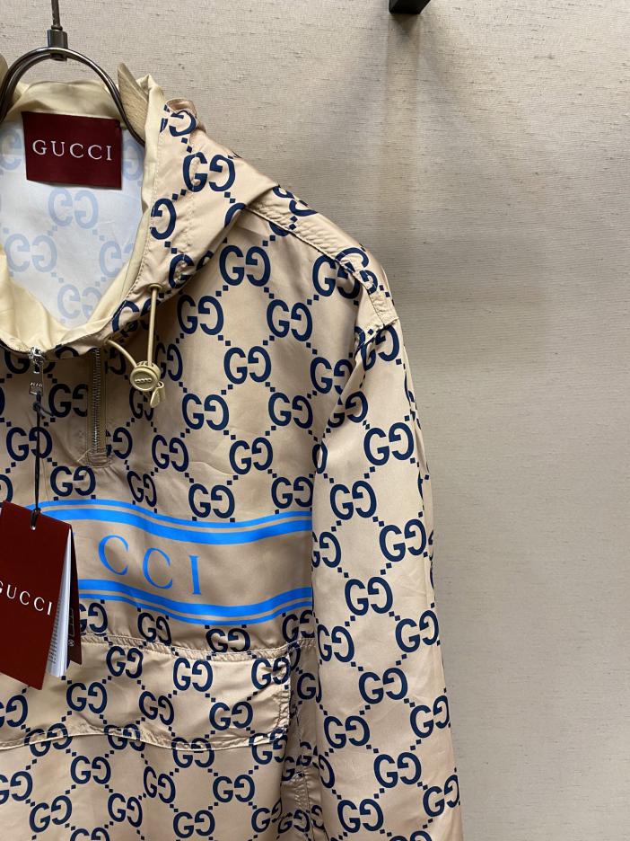 Custom Gucci FW Pre-Fall Hooded Woven Jacket - Image 3