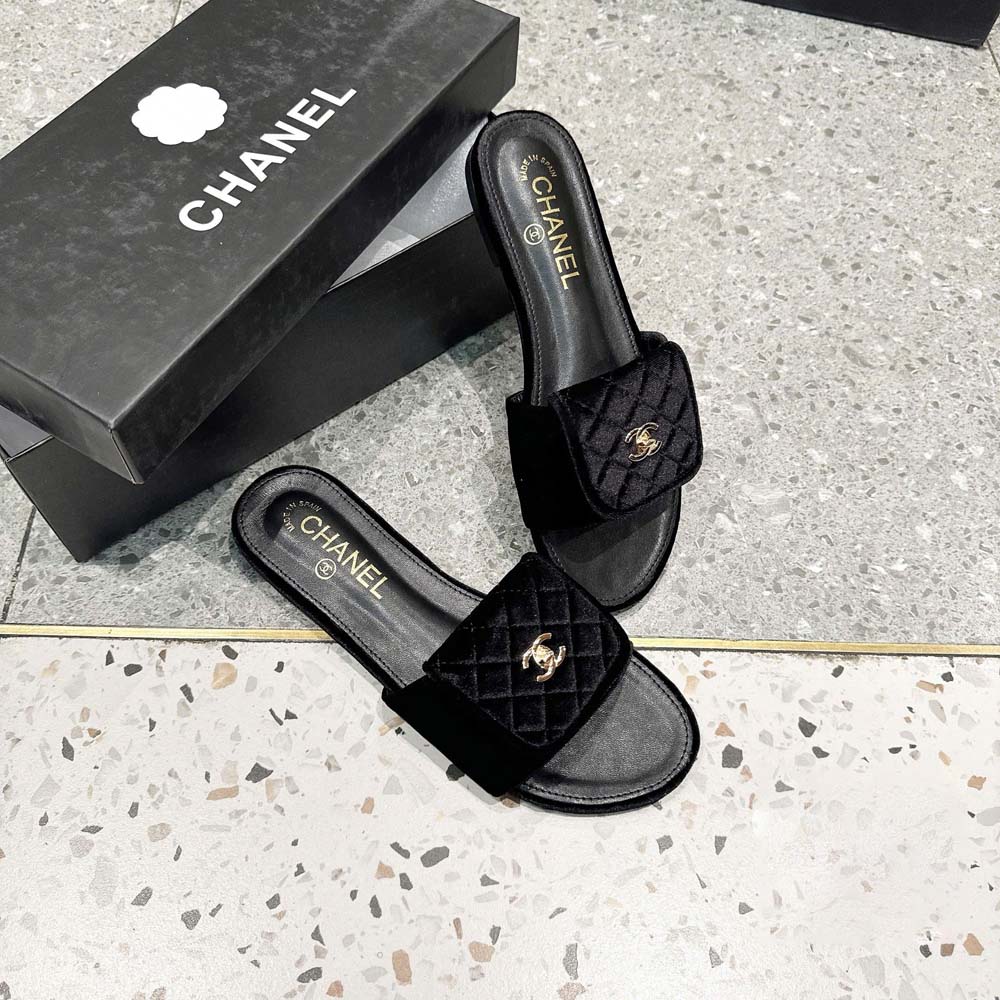 Custom Chanel Flat Comfort Slides - Image 4