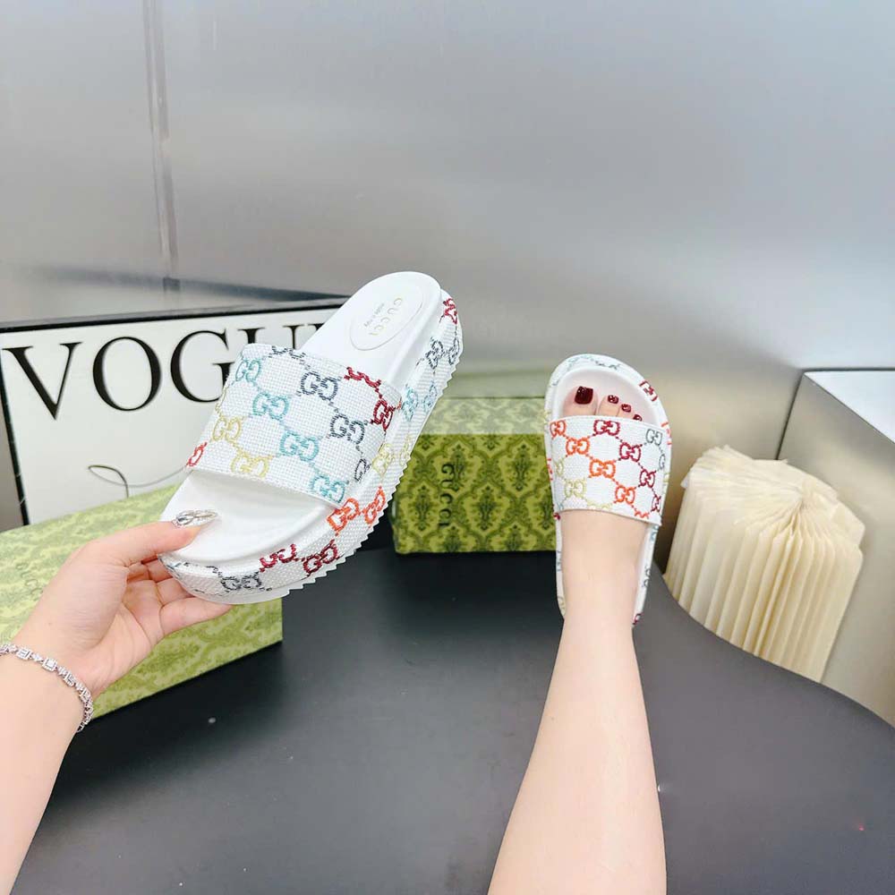 Custom Gucci Platform Slide Sandal - Image 5