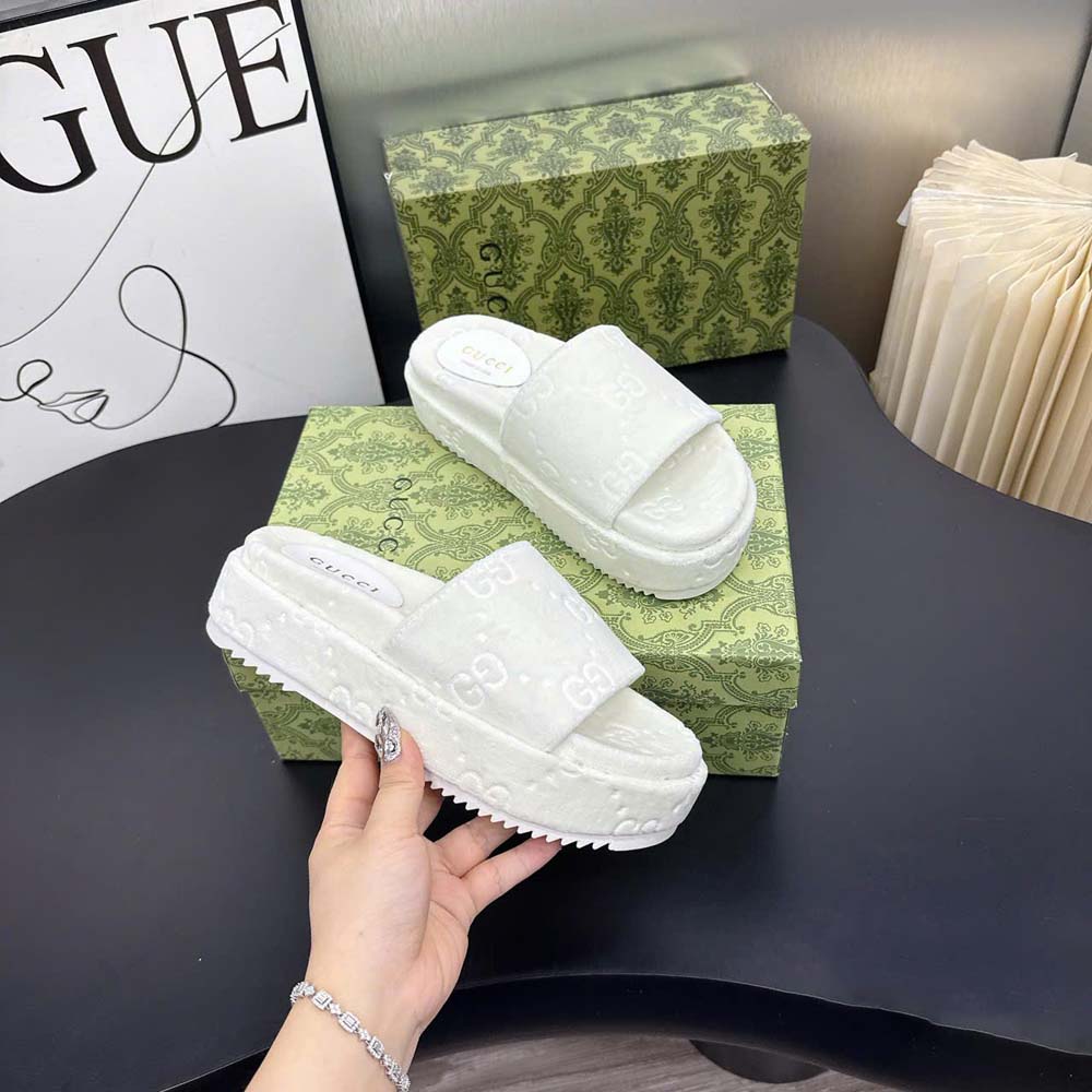 Custom Gucci Platform Slide Sandal - Image 3