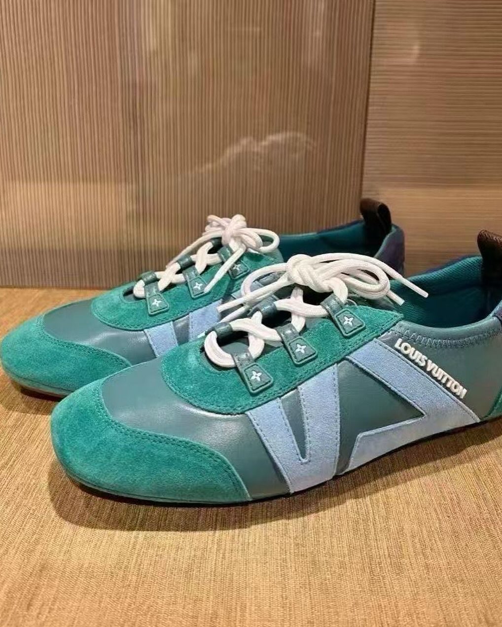 Custom Louis Vuitton Women Sneakerina Sneakers - Image 4