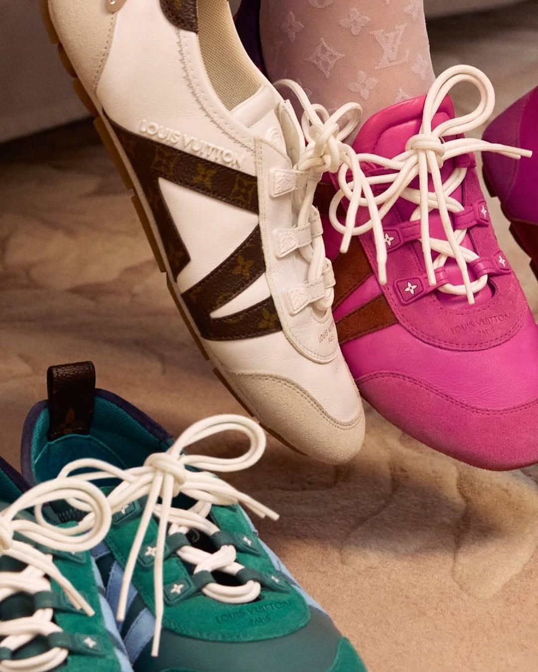 Custom Louis Vuitton Women Sneakerina Sneakers - Image 9