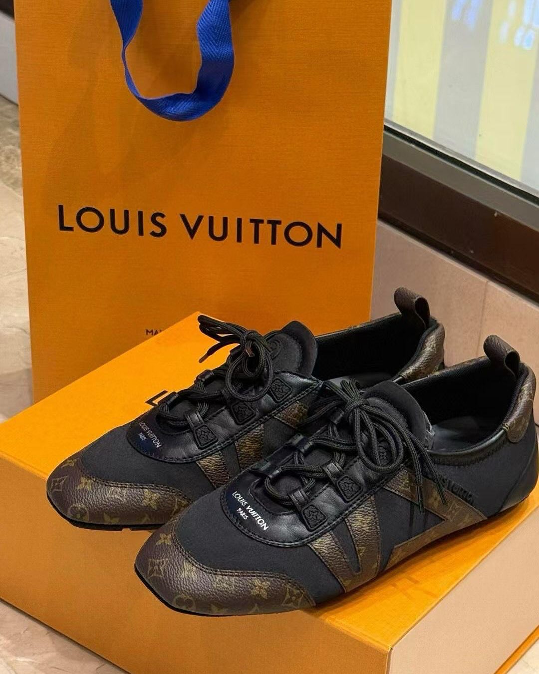 Custom Louis Vuitton Women Sneakerina Sneakers - Image 7