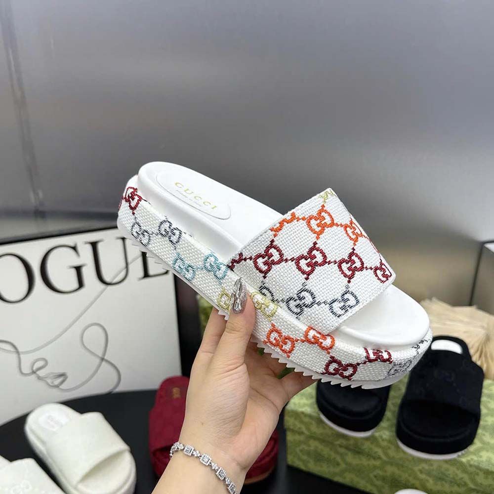 Custom Gucci Platform Slide Sandal - Image 4