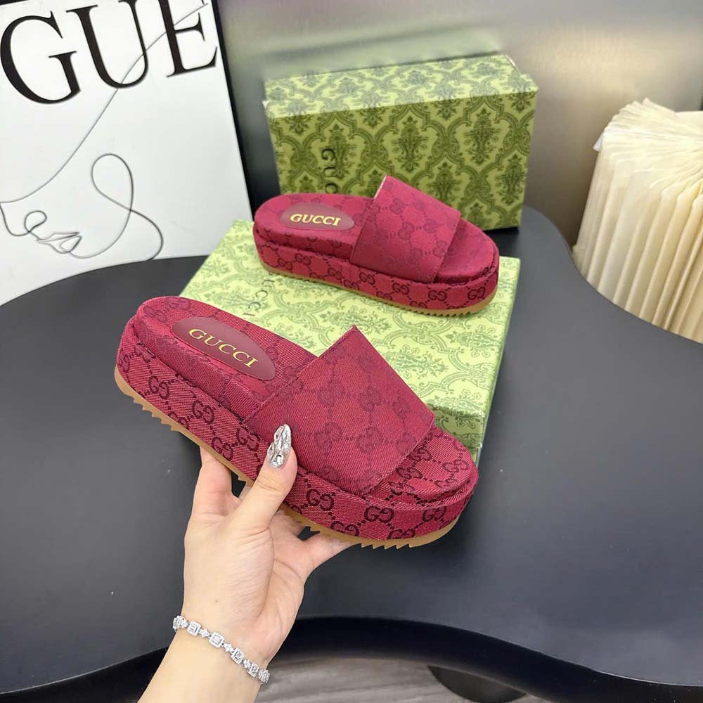 Custom Gucci Platform Slide Sandal - Image 4
