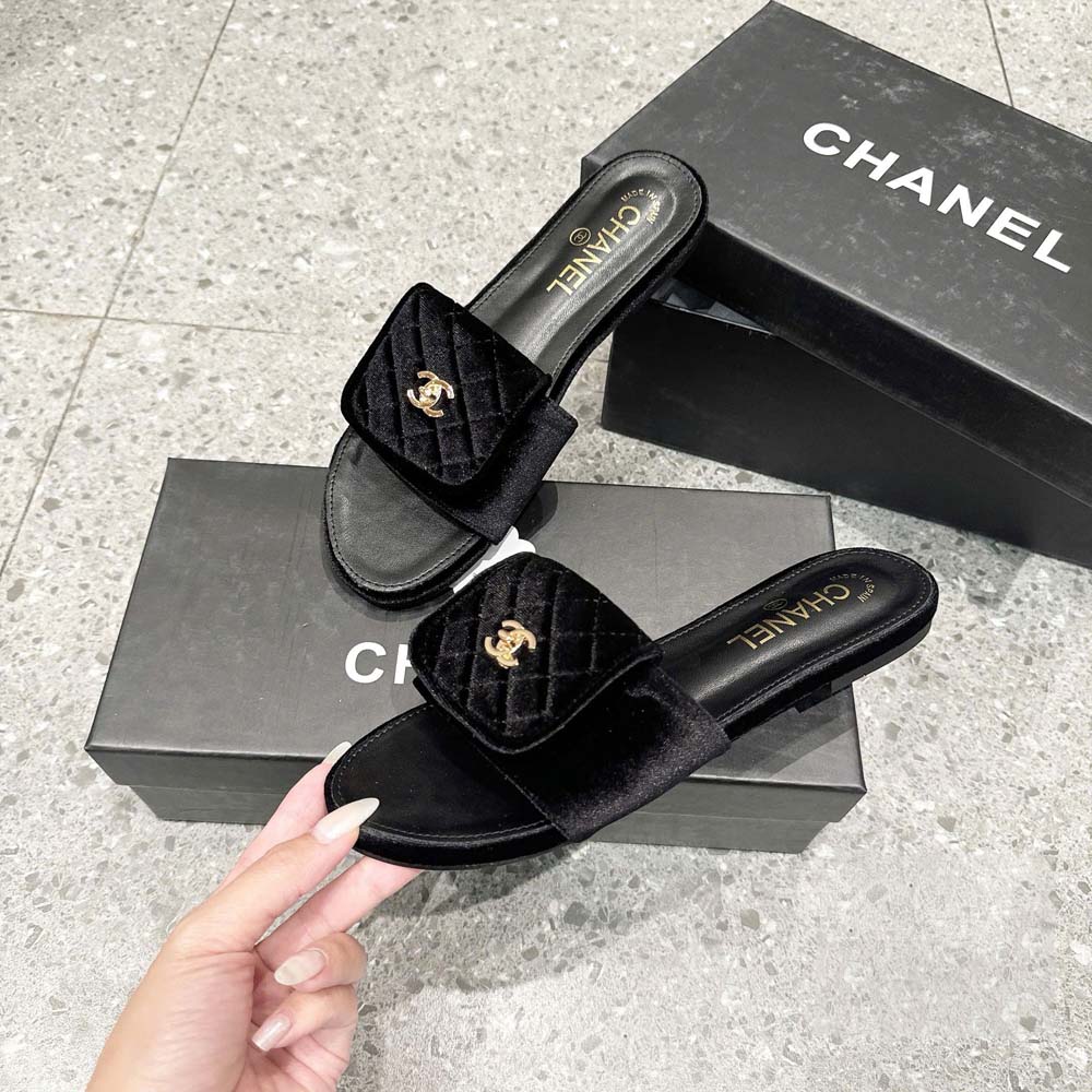 Custom Chanel Flat Comfort Slides - Image 3