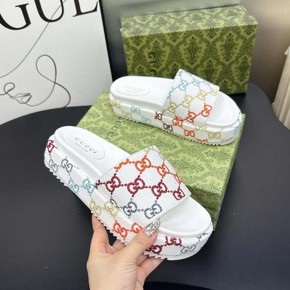 Custom Gucci Platform Slide Sandal - Image 3