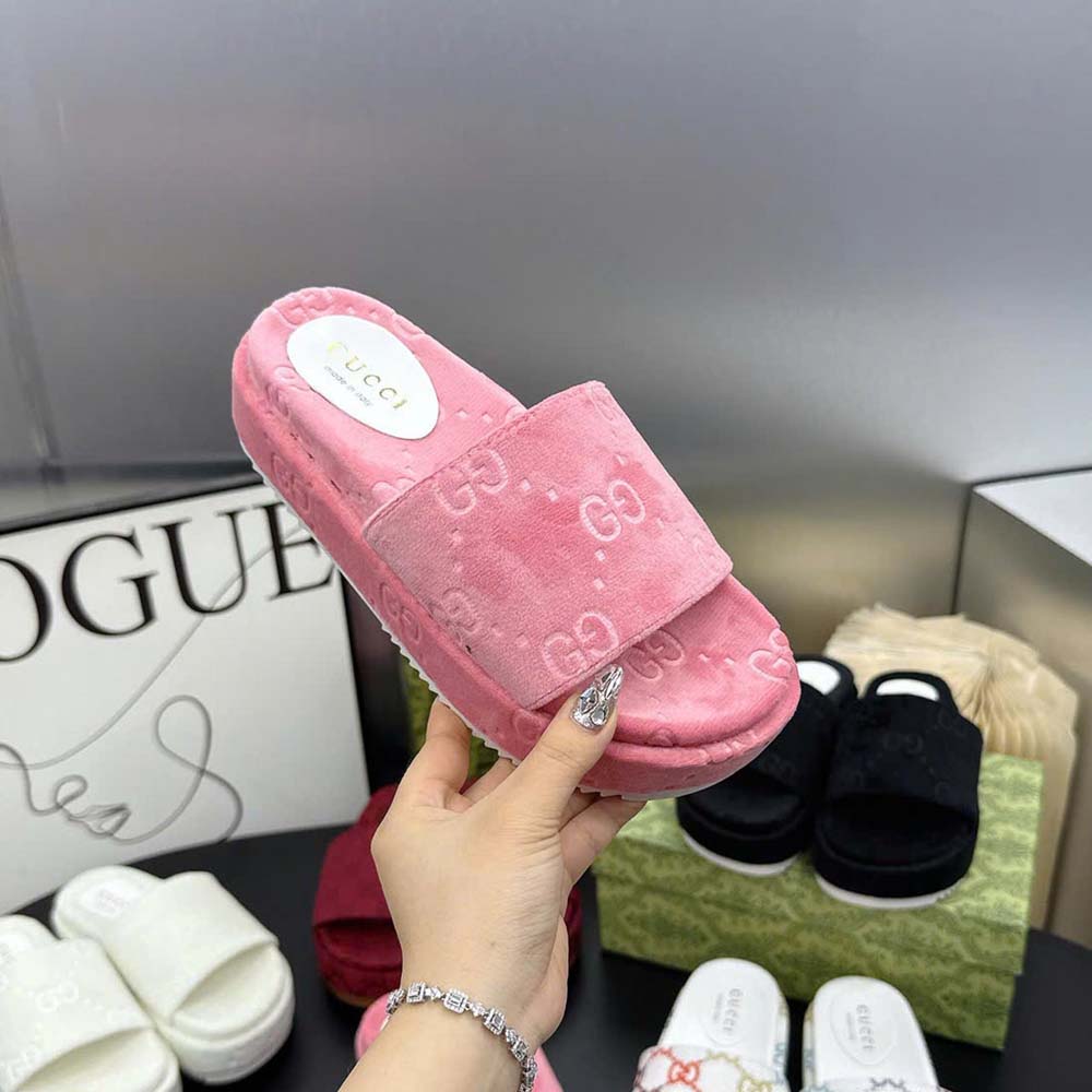 Custom Gucci Platform Slide Sandal - Image 3