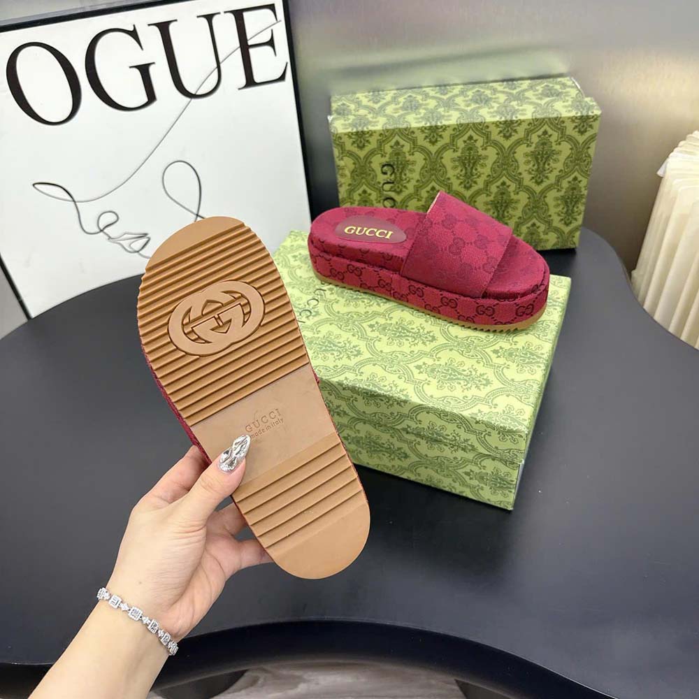 Custom Gucci Platform Slide Sandal - Image 5