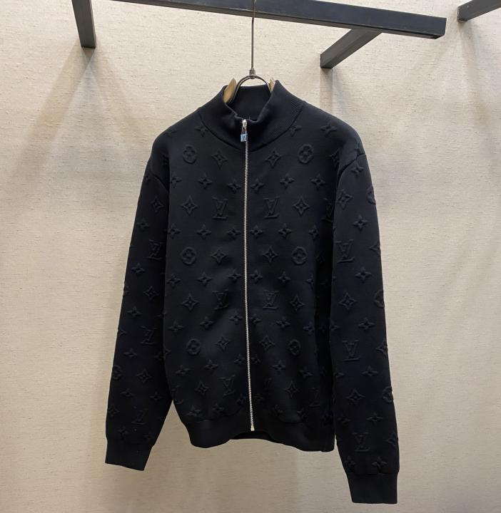 Custom Louis Vuitton 25SS Early Spring Monogram Floral Jacquard Knit Jacket