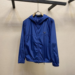 Custom Prada Zip Nylon Casual Jacket