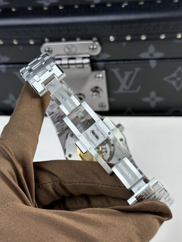 Custom Audemars Piguet Royal Oak 15400ST Navy Blue - Swiss AP78 - Image 7